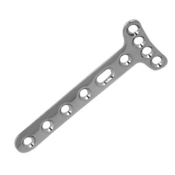 3.5mm Small “T” Plate, Right Angled, (4 Head Holes)